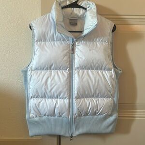 NIKE light blue puffer vest